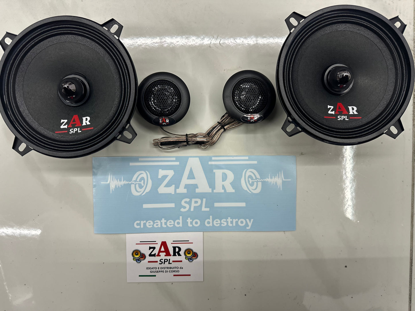 Kit 2 vie altoparlanti Zarspl 13 cm 180w+coppia tweeter €49 coppia