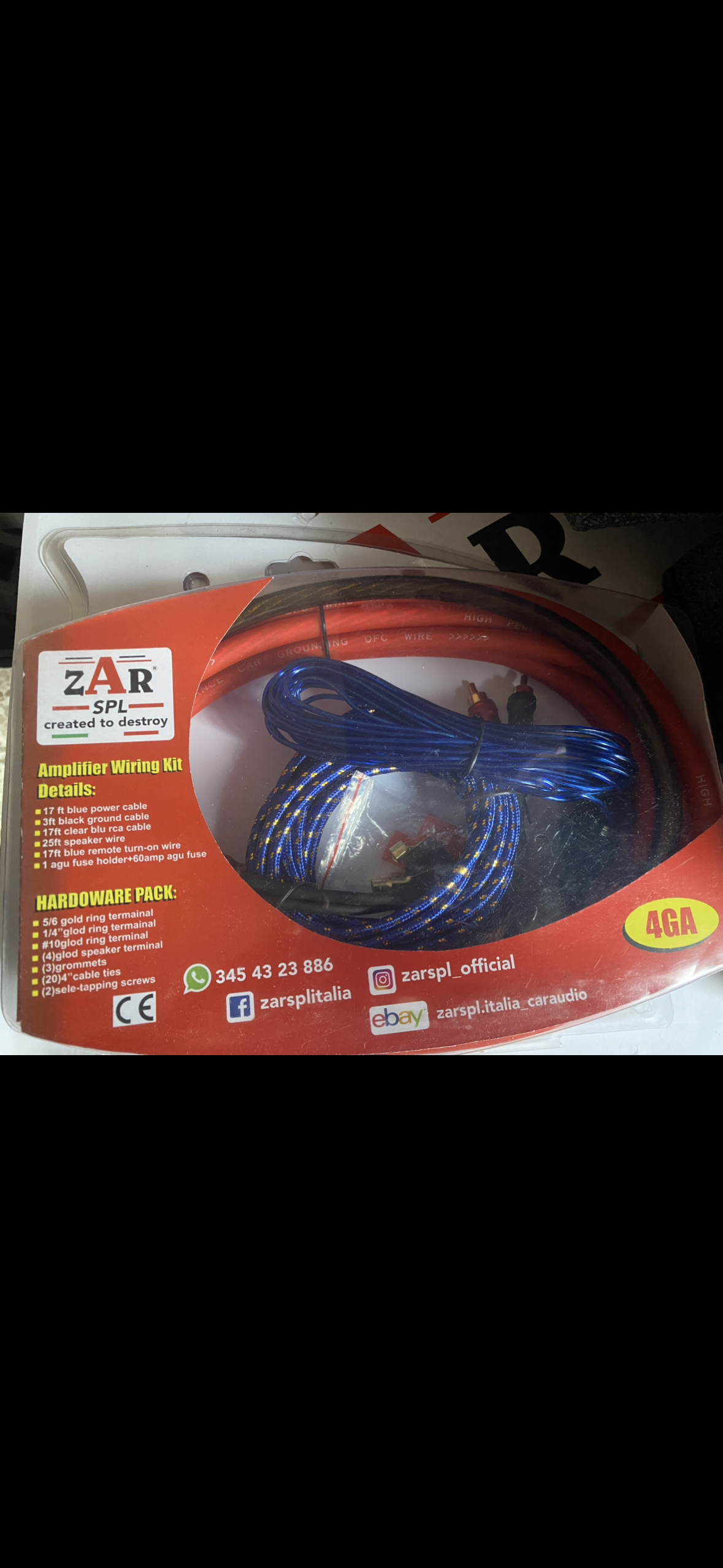 Kit alimentazione 4GA