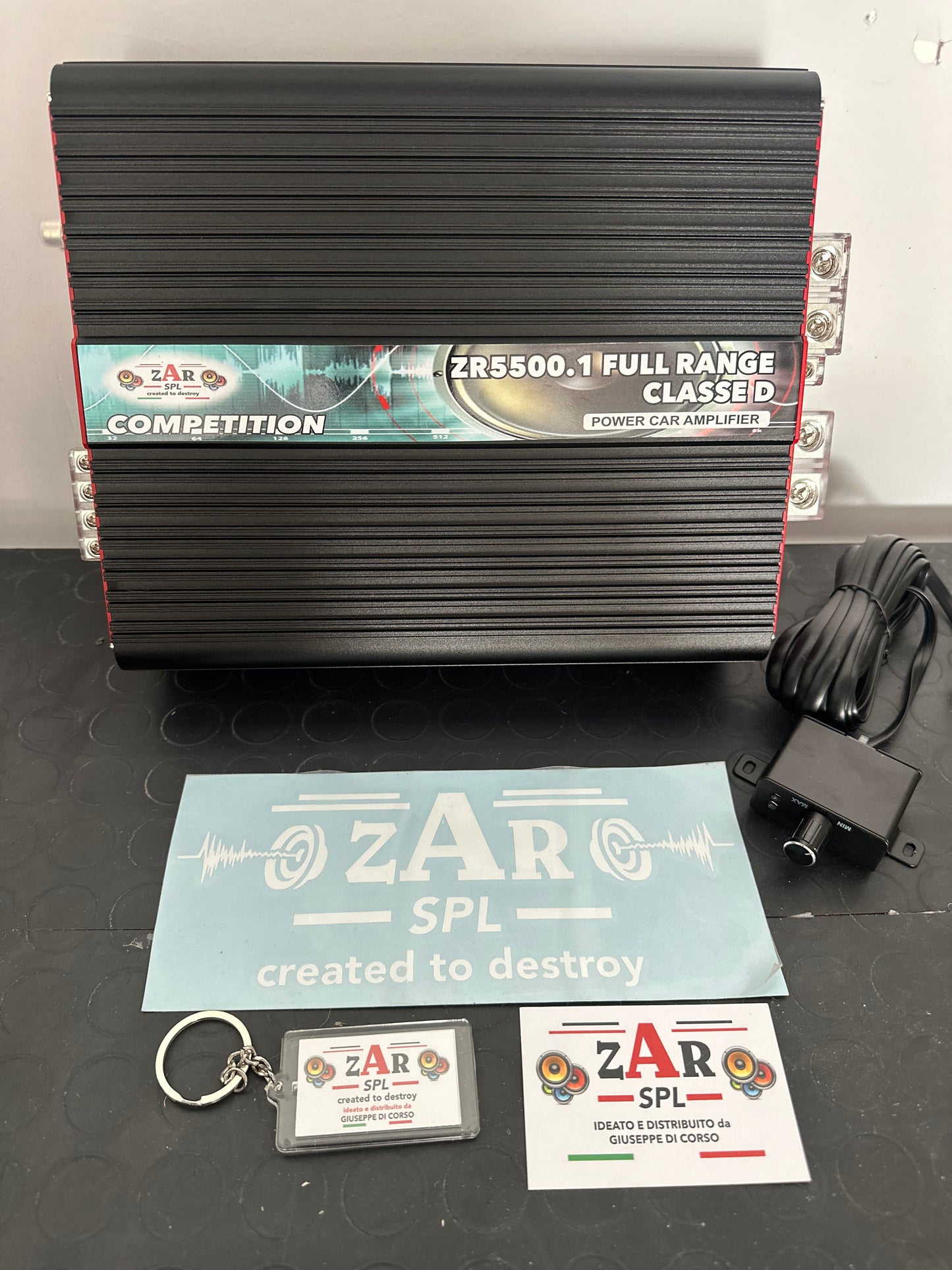 Amplificatore Zarspl ZR5500 serie competition full range 5500w rms New version Red