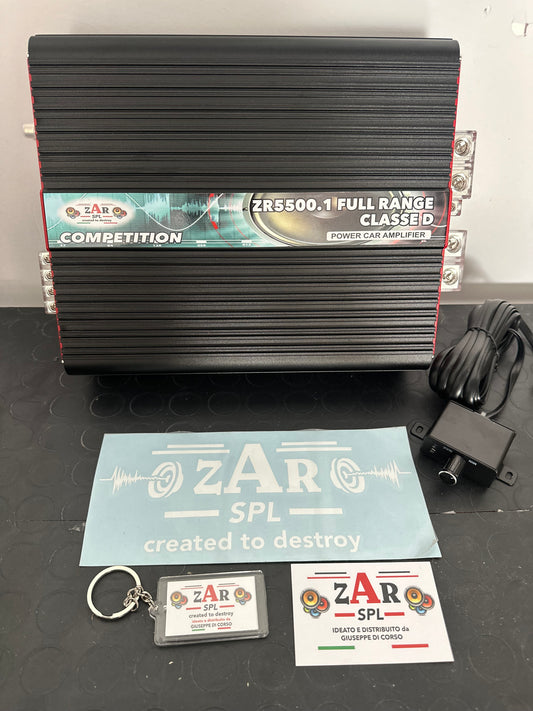 Amplificatore Zarspl ZR5500 serie competition full range 5500w rms New version Red
