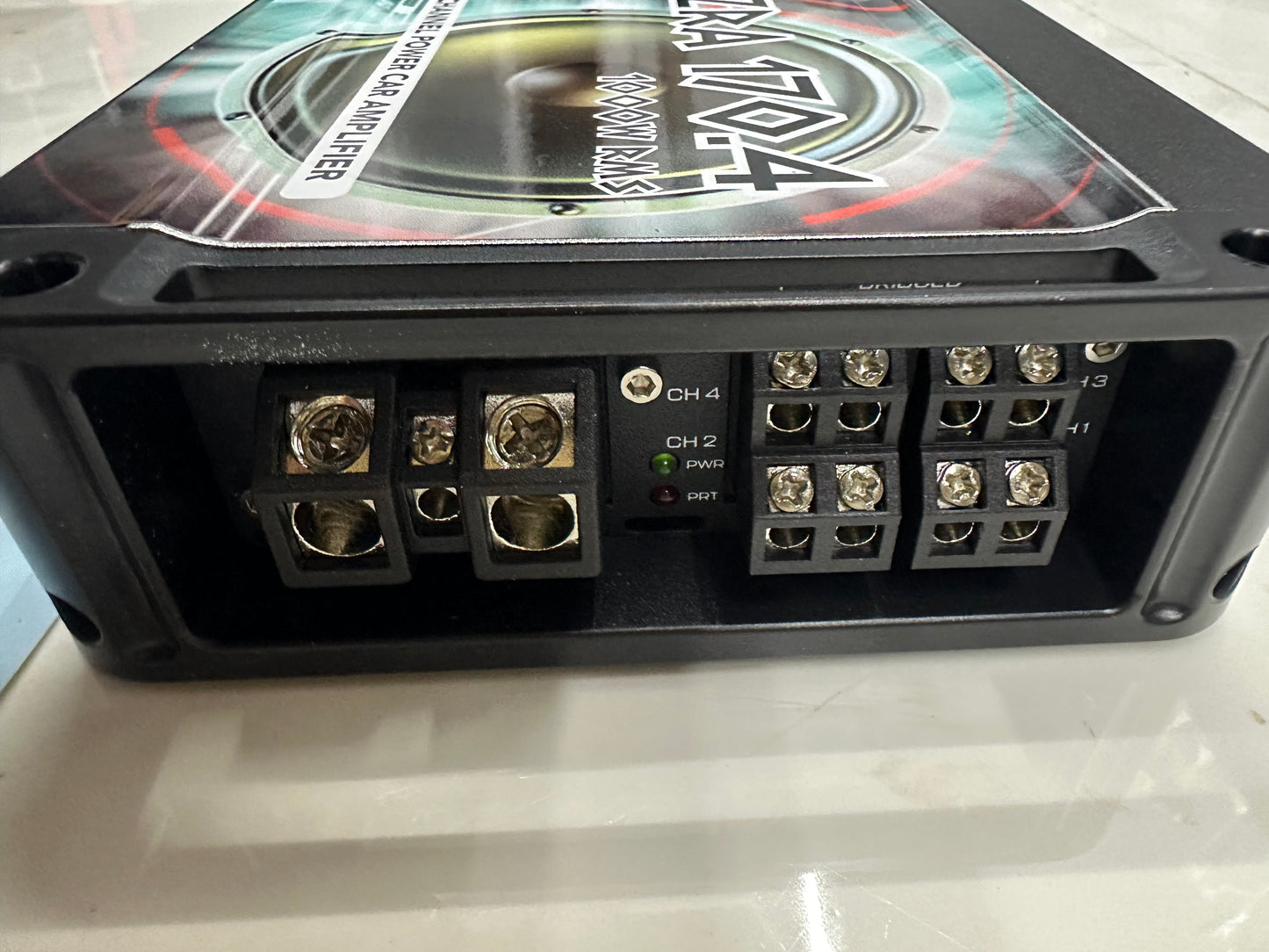 Amplificatore Zarspl ZRA170.4rms classe D 1000w rms Speaker Input Compatibile anche con Autoradio di Serie Occupa Spazio Ridotto
