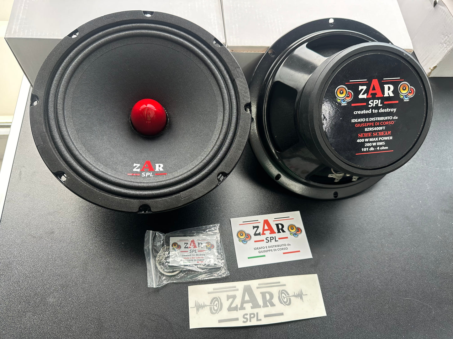 Coppia altoparlanti Zarspl 8ZRS400FT SERIE SCREAM PER VERI FRONTI DA URLO