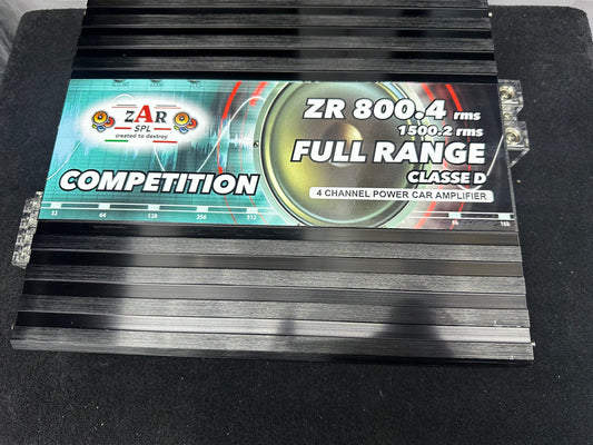 Amplificatore Zarspl ZR800.4 serie competition classe D full range