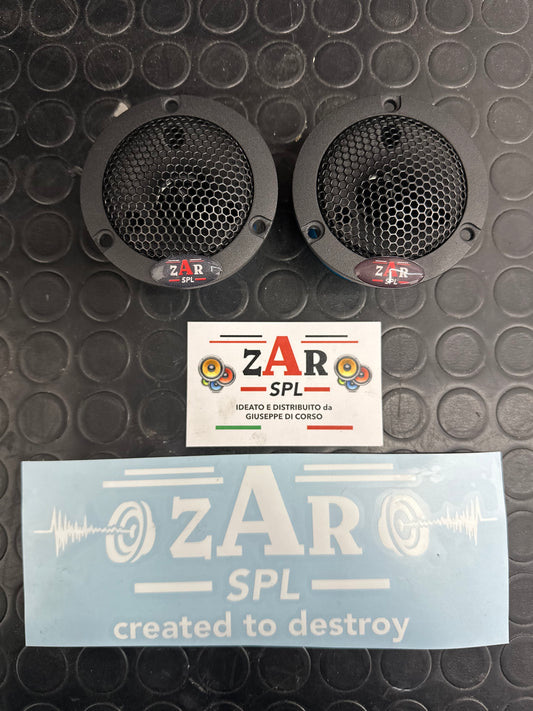 ZARSPL Kit Coppia Tweeter Neodimio 300w/150w RMS 2K-20kHz Potentissimi per Audio di Alta Qualità