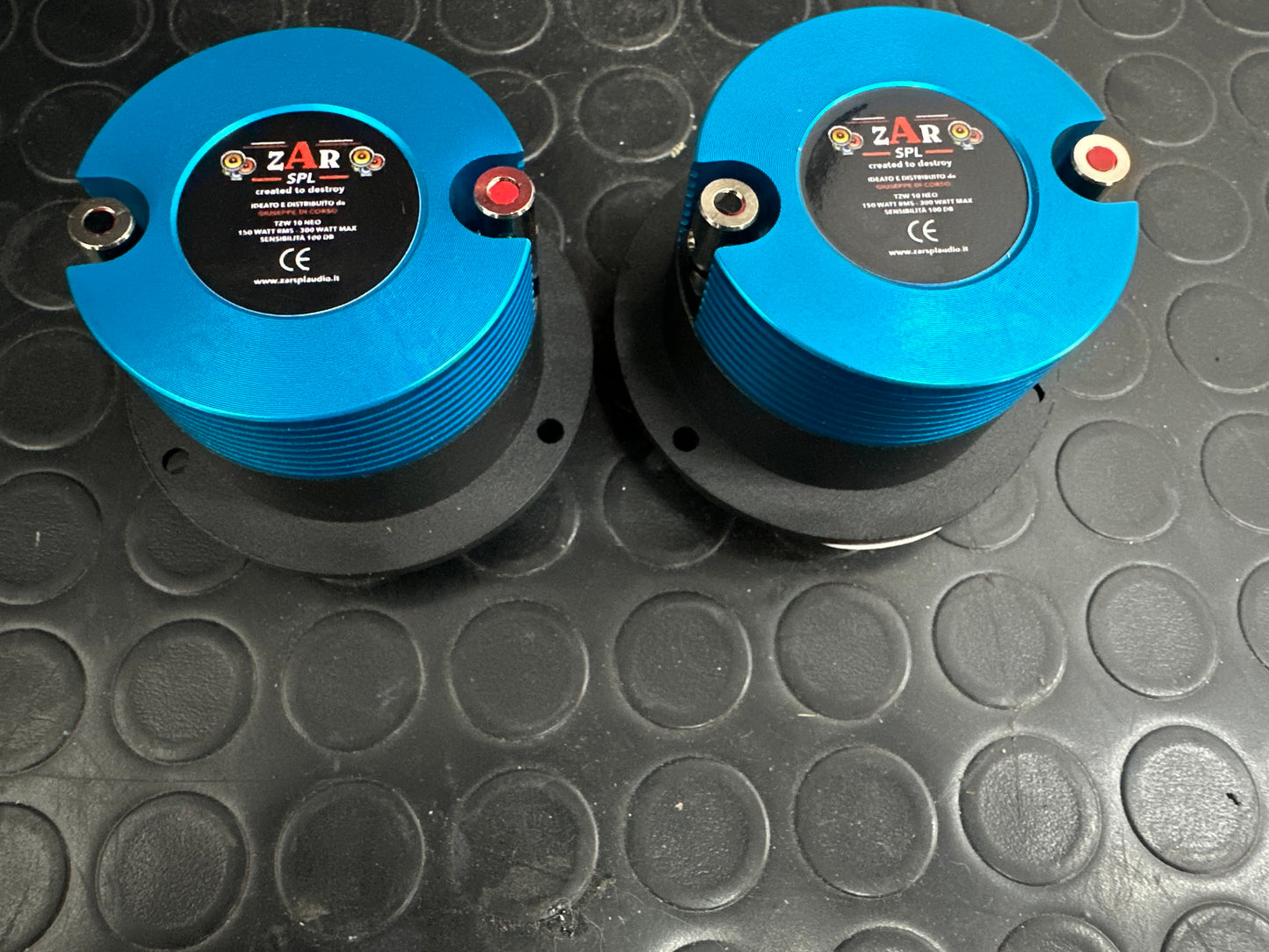ZARSPL Kit Coppia Tweeter Neodimio 300w/150w RMS 2K-20kHz Potentissimi per Audio di Alta Qualità