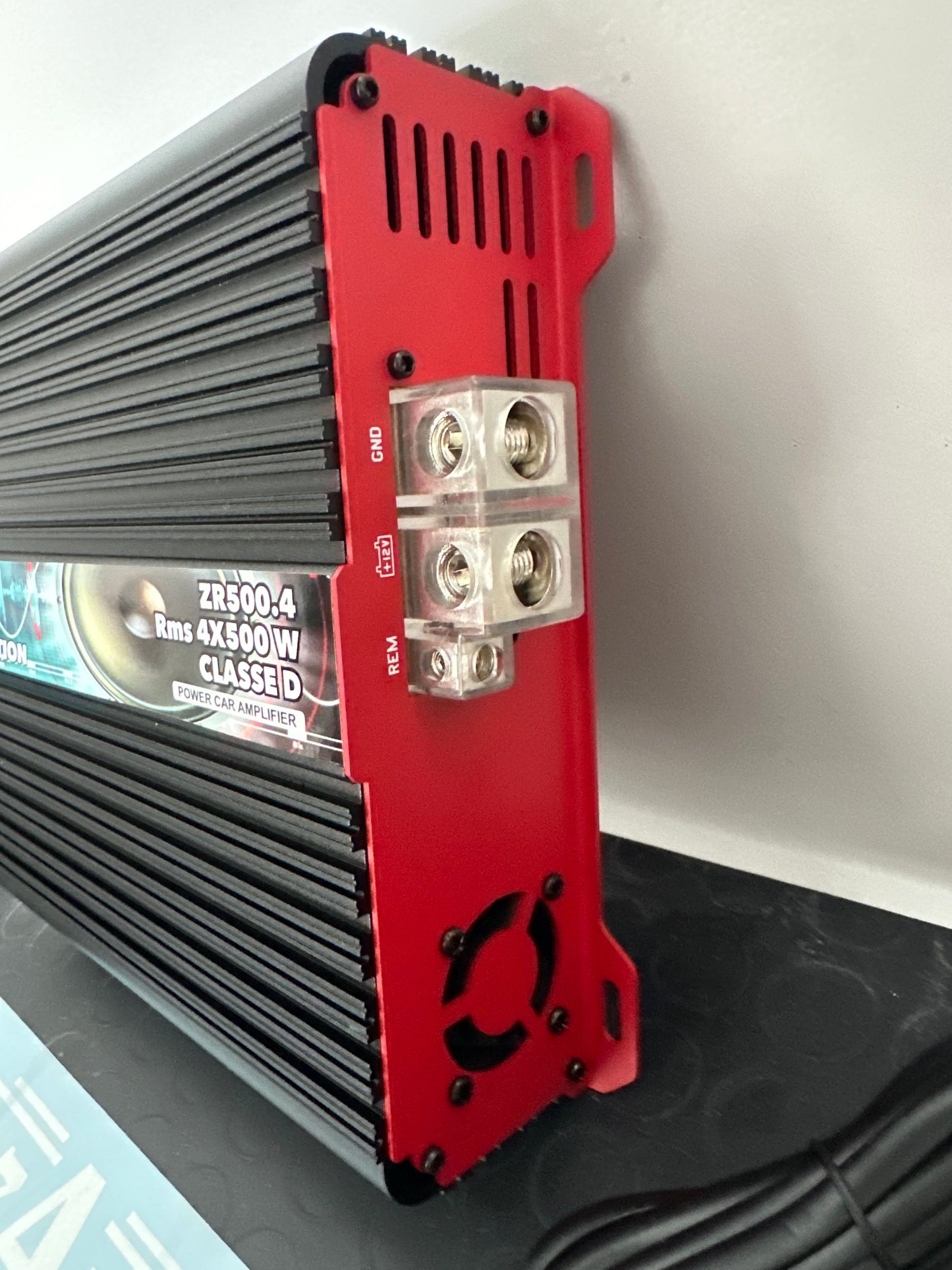 Amplificatore Zarspl ZR500.4 serie competition classe D full range New version Red