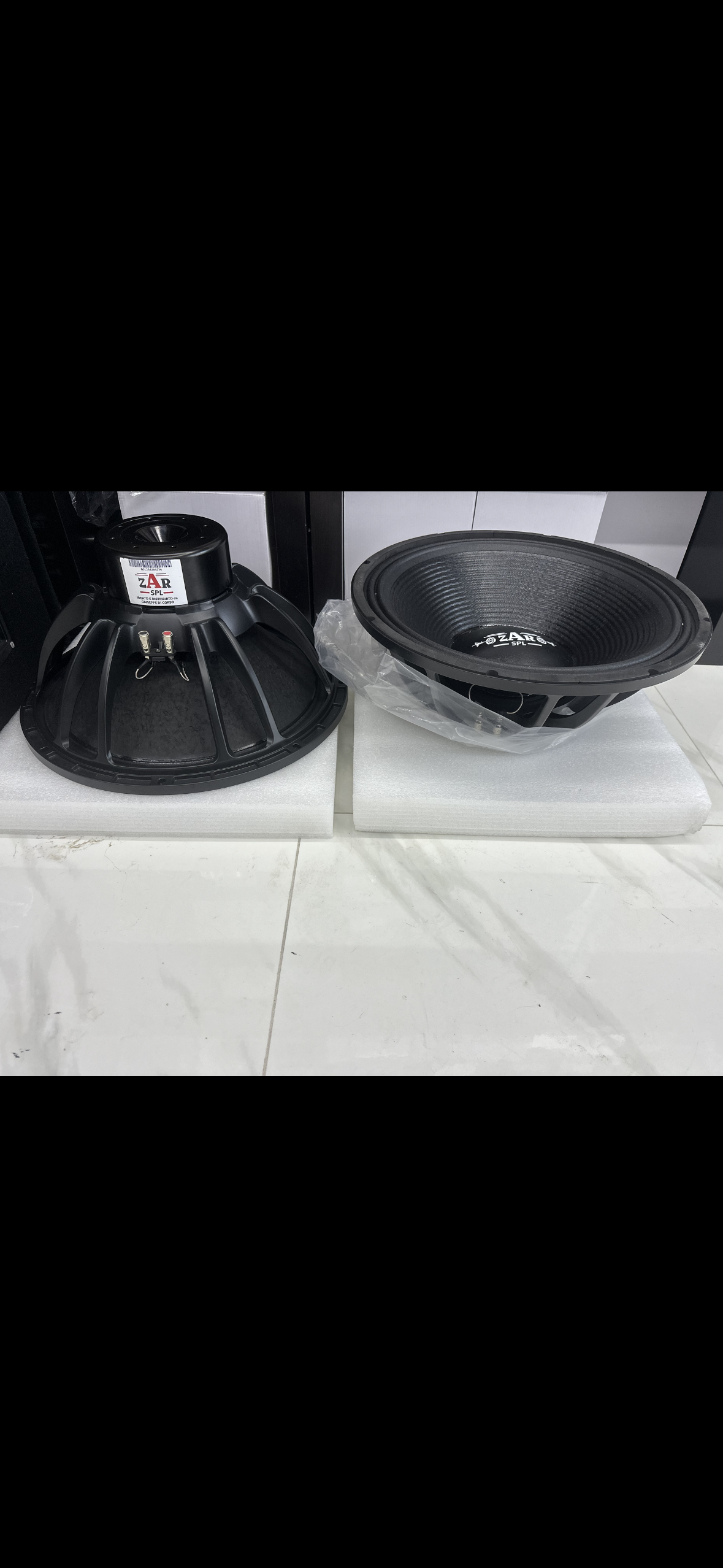 Subwoofer/woofer neodimio ZRW18ND potentissimo 3200w/1600w rms