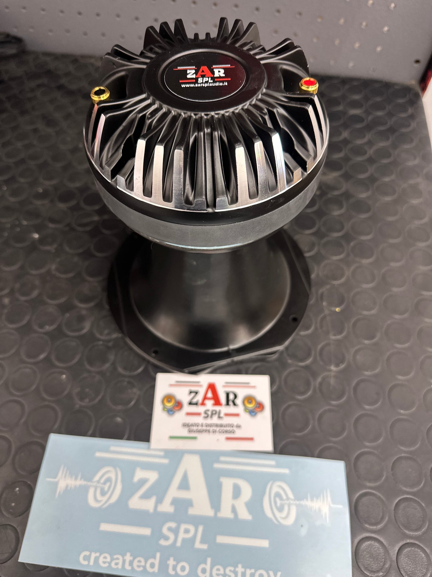 Zarspl Driver completo di tromba alluminio 500w 118 db 8ohm potentissimo