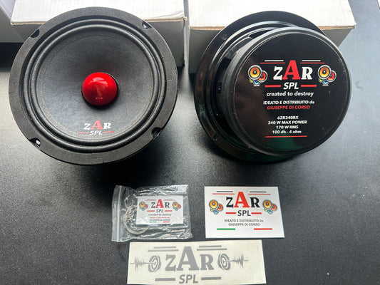 Coppia altoparlanti Zarspl 6ZR340RX SERIE SCREAM PER VERI FRONTI DA URLO