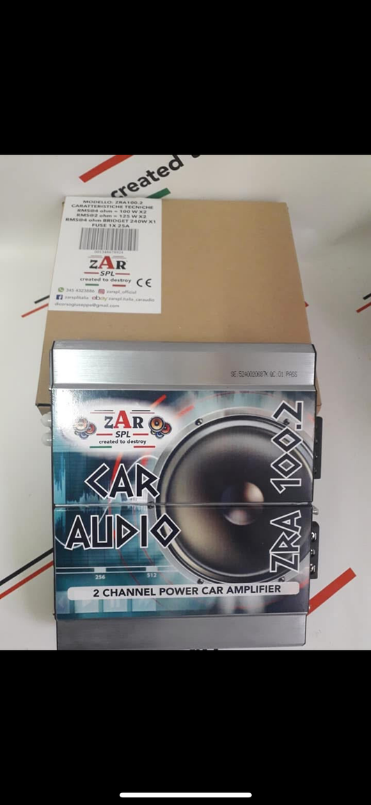 Amplificatore Zarspl ZRA110.2